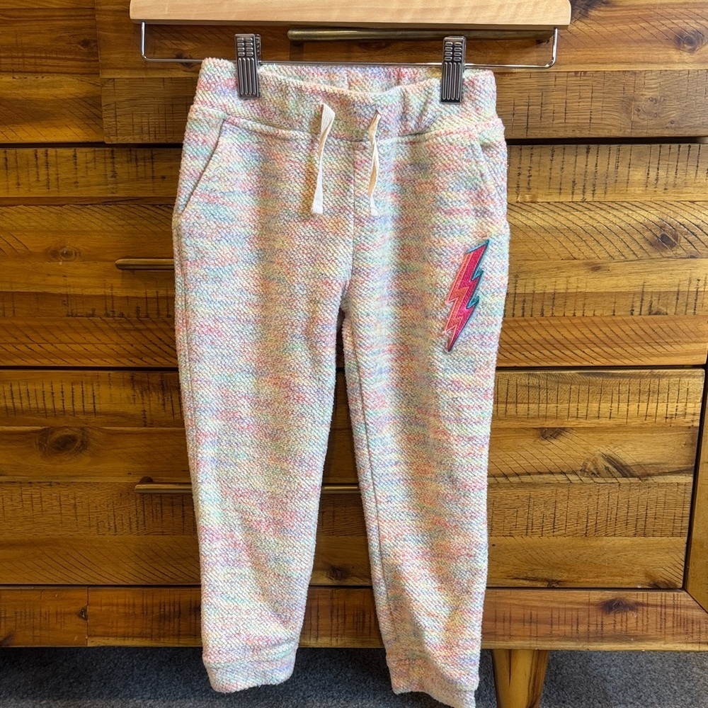 Appaman Multicolor Kids Joggers with Lightning Bolt